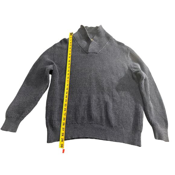 Original Vintage Weatherproof Sweater Mens LG Navy Blue Knit Turtleneck - Picture 1 of 10